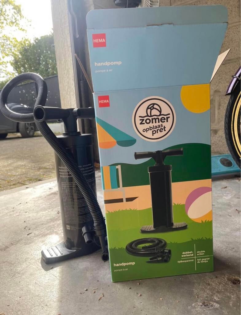Hand Pomp New Voor de fiets, Ophalen, Zo goed als nieuw