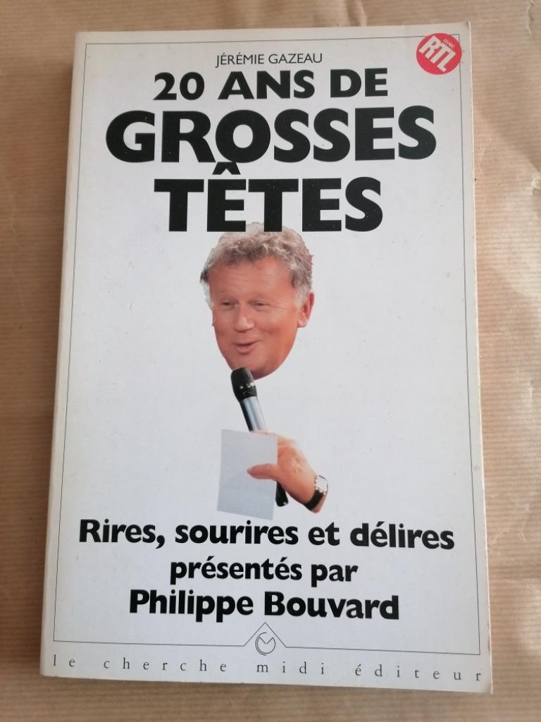 JEREMIE GAZEAU 20 Ans de grosses têtes Philippe Bouvard, Livres, Humour, Utilisé, Histoires, Enlèvement ou Envoi