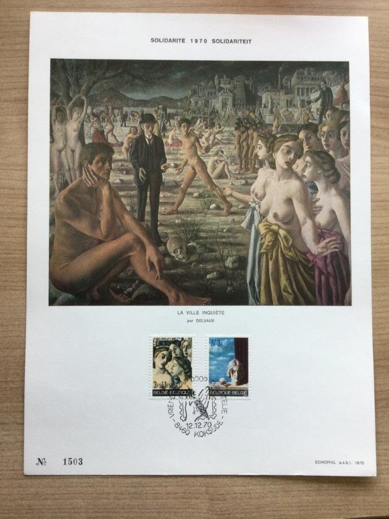 1564-1565 op luxekaart, Postzegels en Munten, Ophalen of Verzenden, Gestempeld, 1e dag stempel, Gestempeld