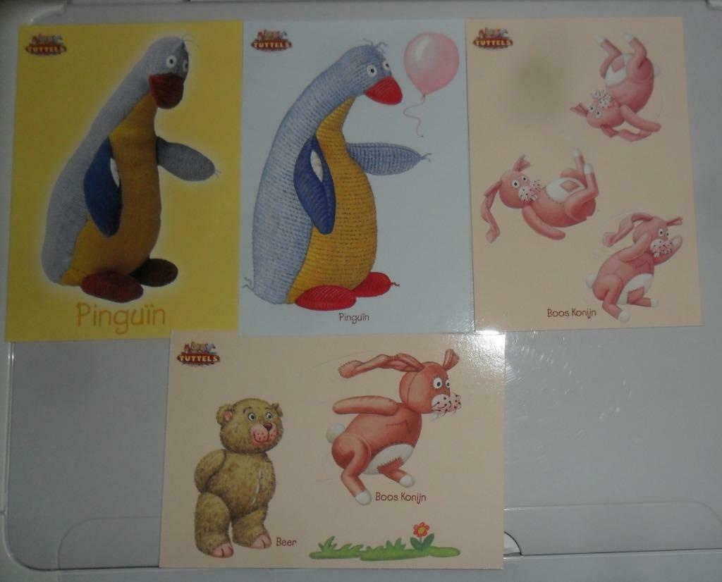 Cartes postales Tuttels, figures d'animaux non décrites, Enlèvement ou Envoi, Non affranchie