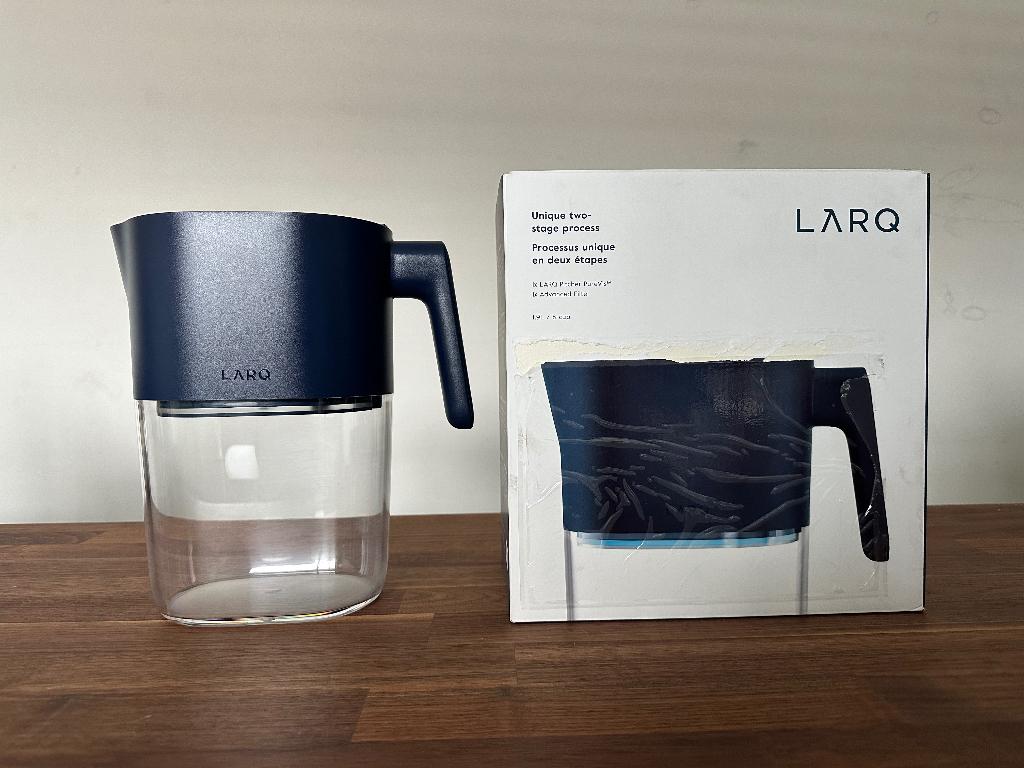 Larq PureVis waterkan pitcher met UV LED lamp en filter, Ophalen of Verzenden, Gebruikt