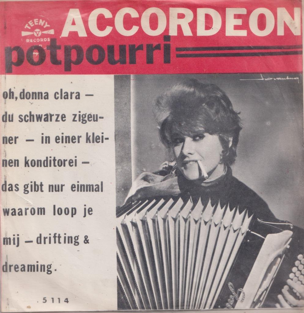 De Frisia’s – Accordeonpotpourri A & B - Single, Enlèvement, Utilisé, En néerlandais