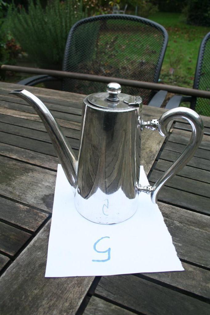 vintage koffiekan zilver, Antiek en Kunst, Ophalen, Zilver