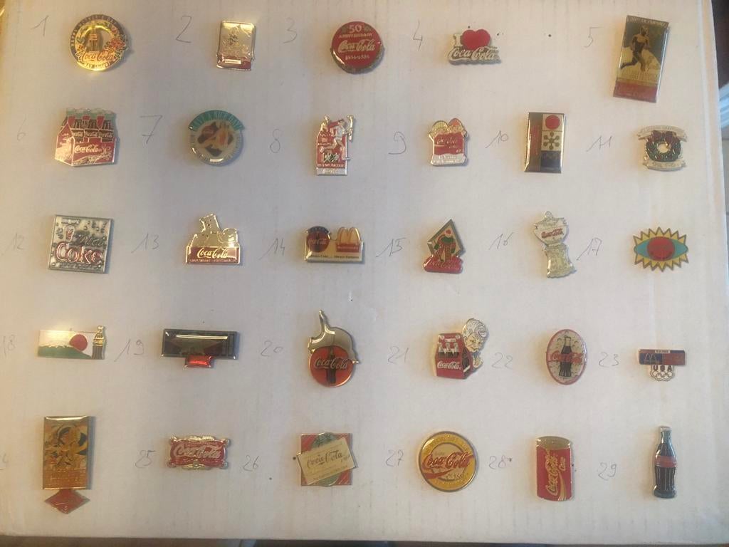 Lot Coca Cola Pins, Enlèvement ou Envoi, Comme neuf