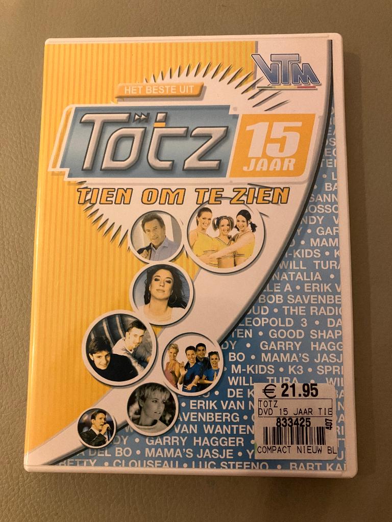 Tien om te zien - 15 jaar het beste uit totz ( dvd ), Enlèvement ou Envoi, Comme neuf, Autres genres