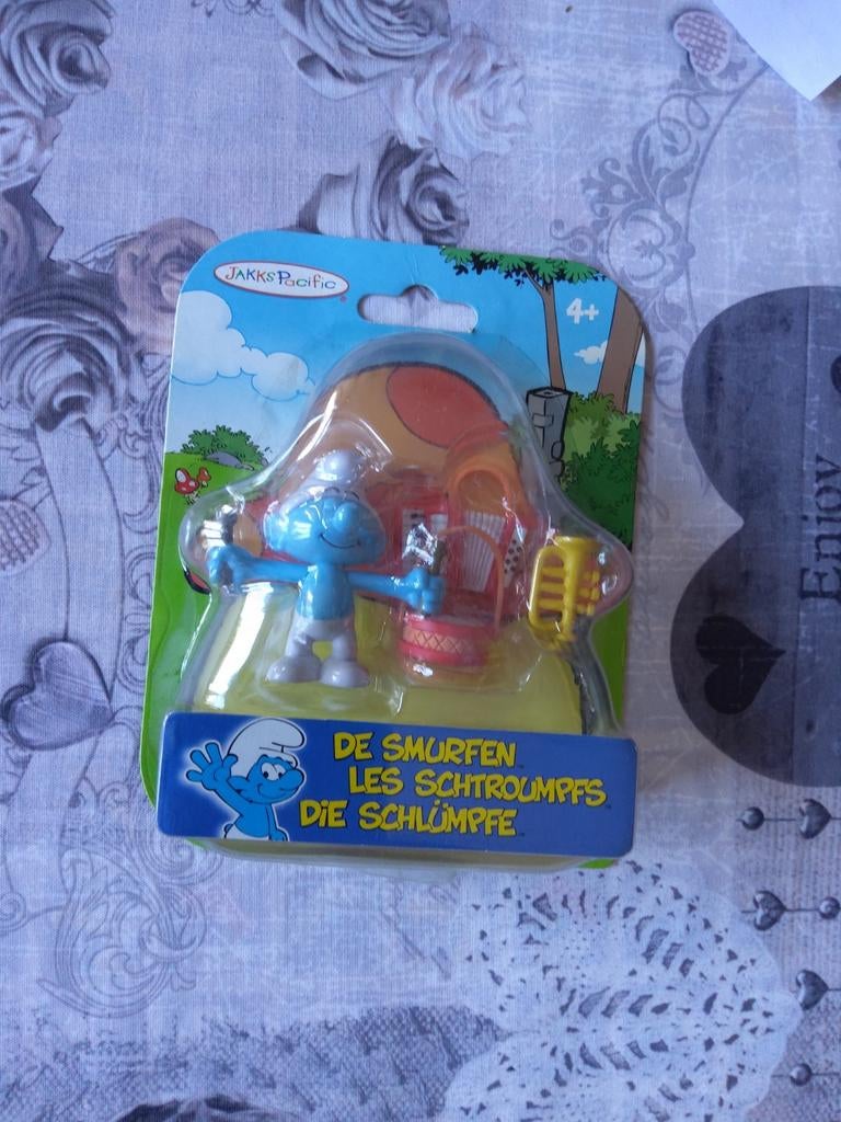 Smurf Jakks Pacific-muzikant, Ophalen of Verzenden, Zo goed als nieuw, Poppetje, Figuurtje of Knuffel