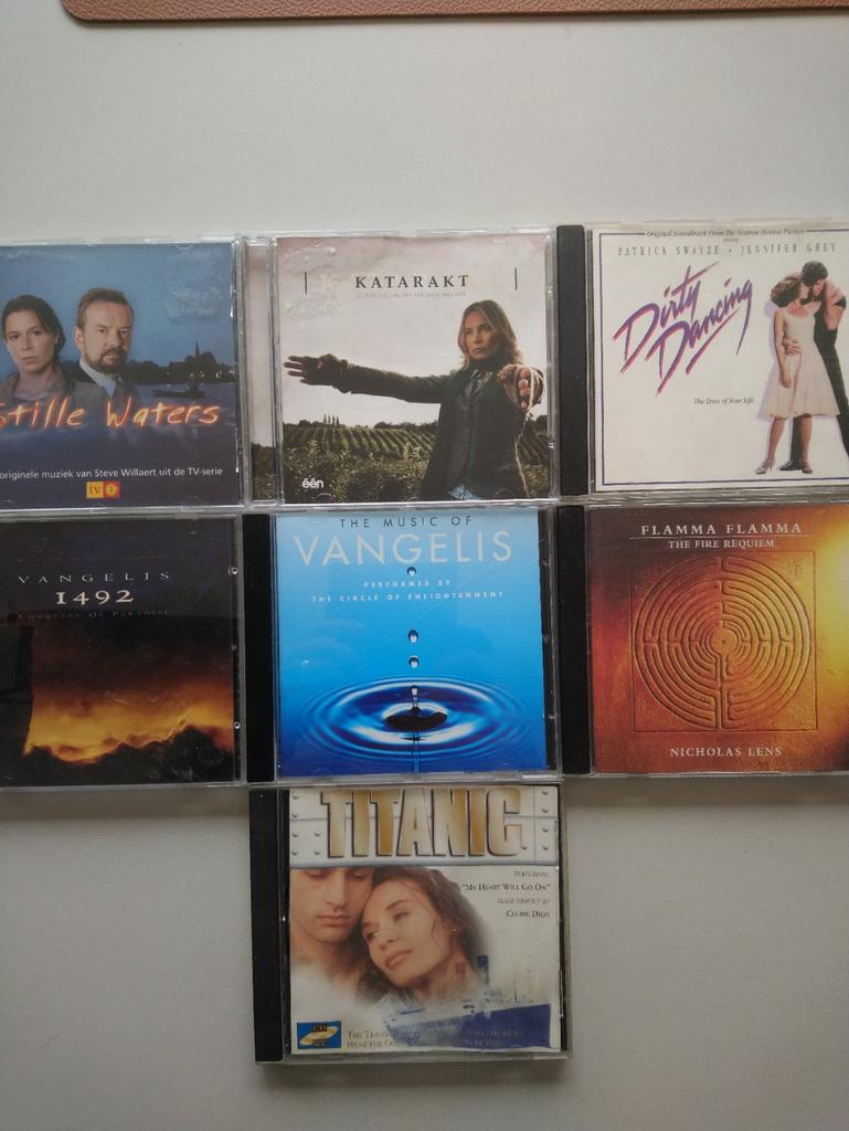 5 x CDs met filmmuziek, Ophalen