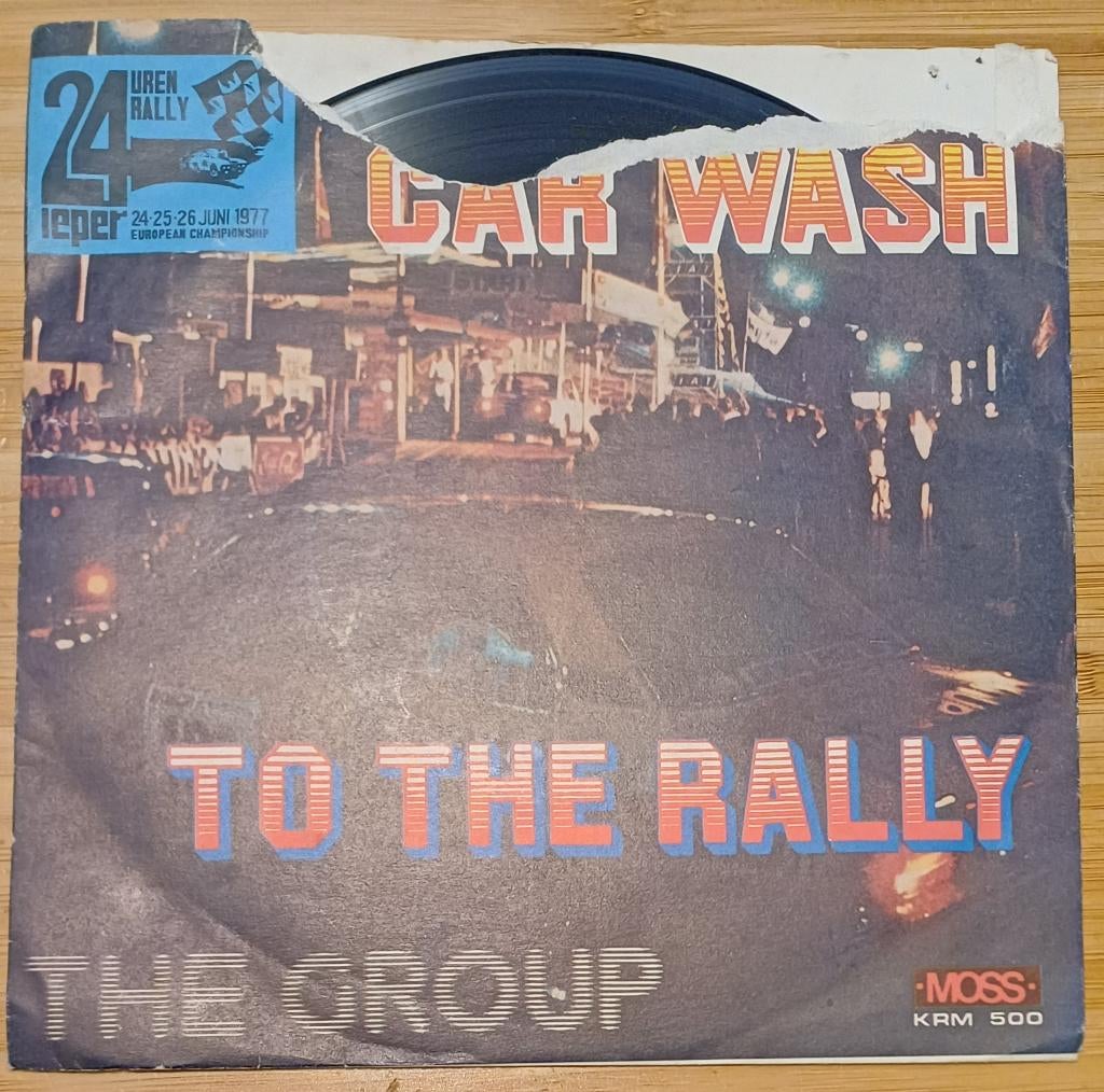ViNYL SiNGLE RALLY 24 Uren van IEPER 1977 ZELDZAAM, Gebruikt, Filmmuziek en Soundtracks, 7 inch, Single