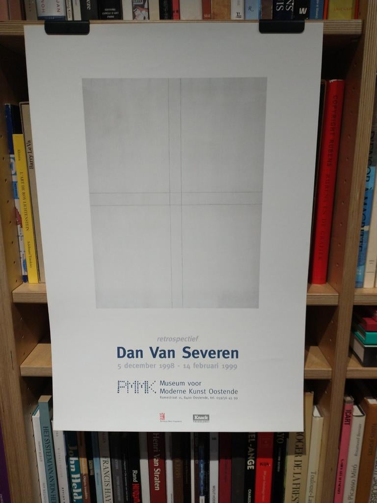 Dan Van Severen - Museum voor Moderne Kunst affiche 1998, Enlèvement ou Envoi, Comme neuf
