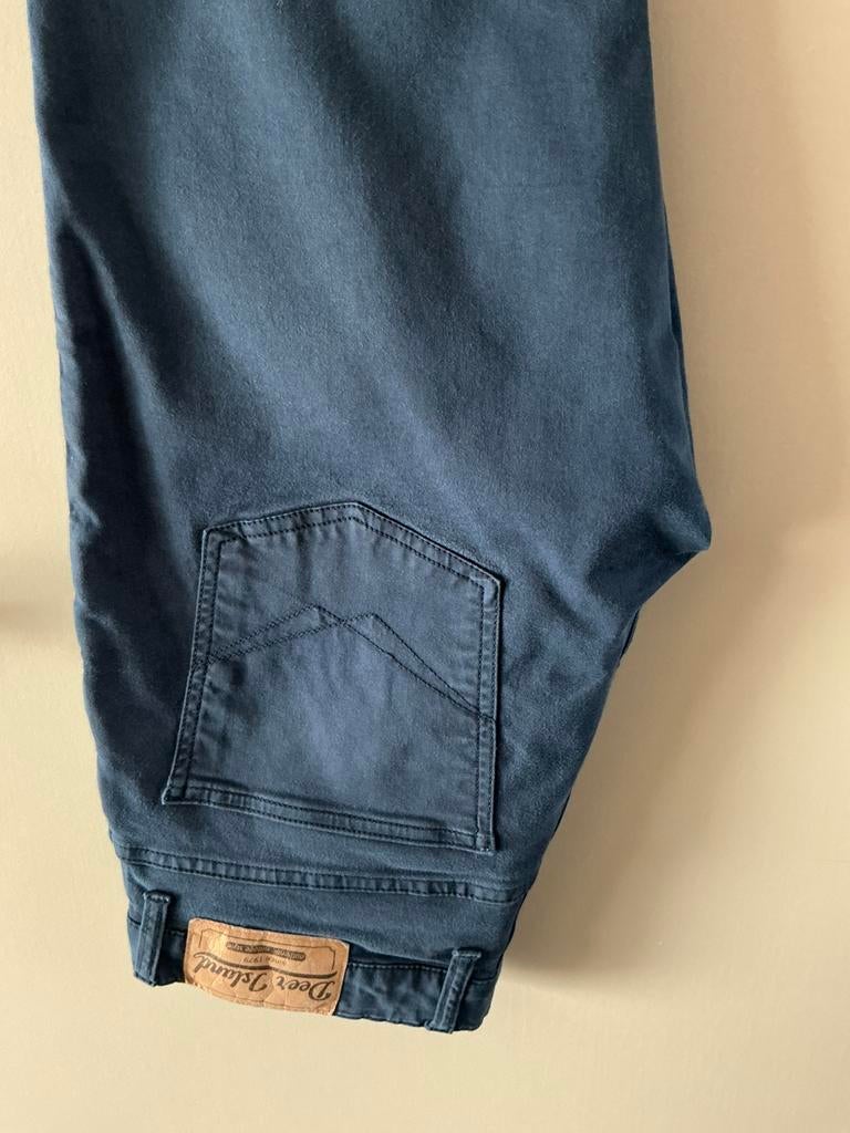 Nr4 Mooie jeans kleur blauw maat 32 Straight Fit Deer Island, Kleding | Heren, Ophalen, Zo goed als nieuw, Overige maten, Blauw