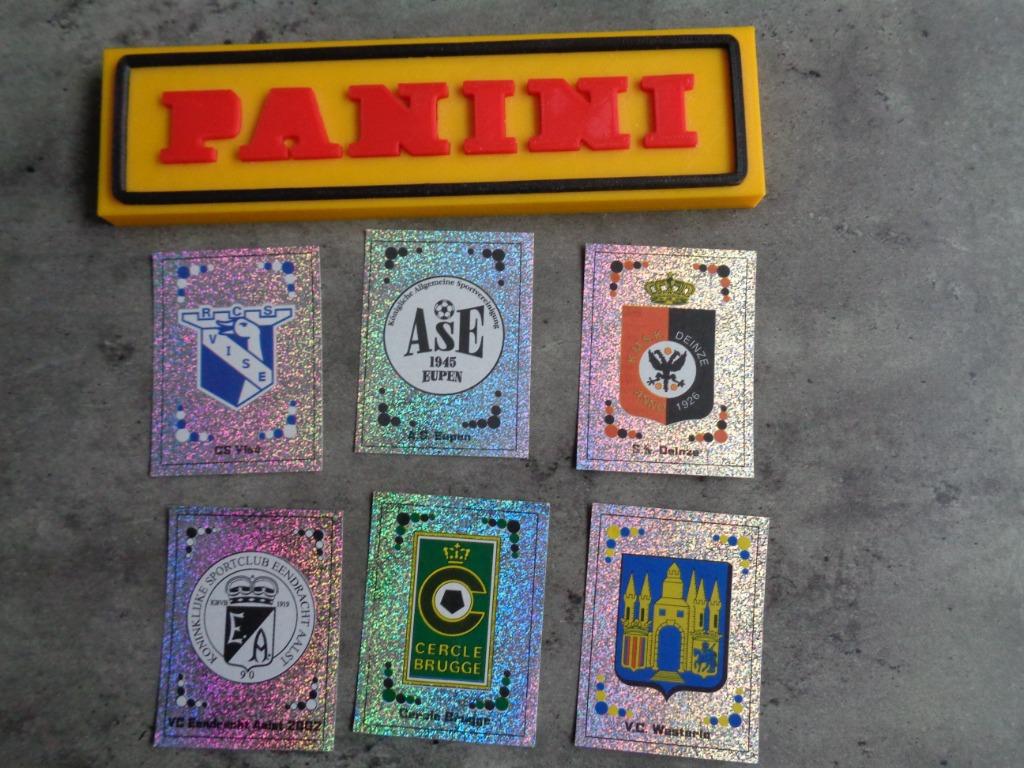 PANINI FOOTBALL 2004 STICKERS 6X VOETBAL BADGES, Verzenden