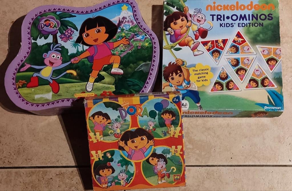 Ontdek samen met Dora! 4 vrolijke spelletjes., Enlèvement, Utilisé