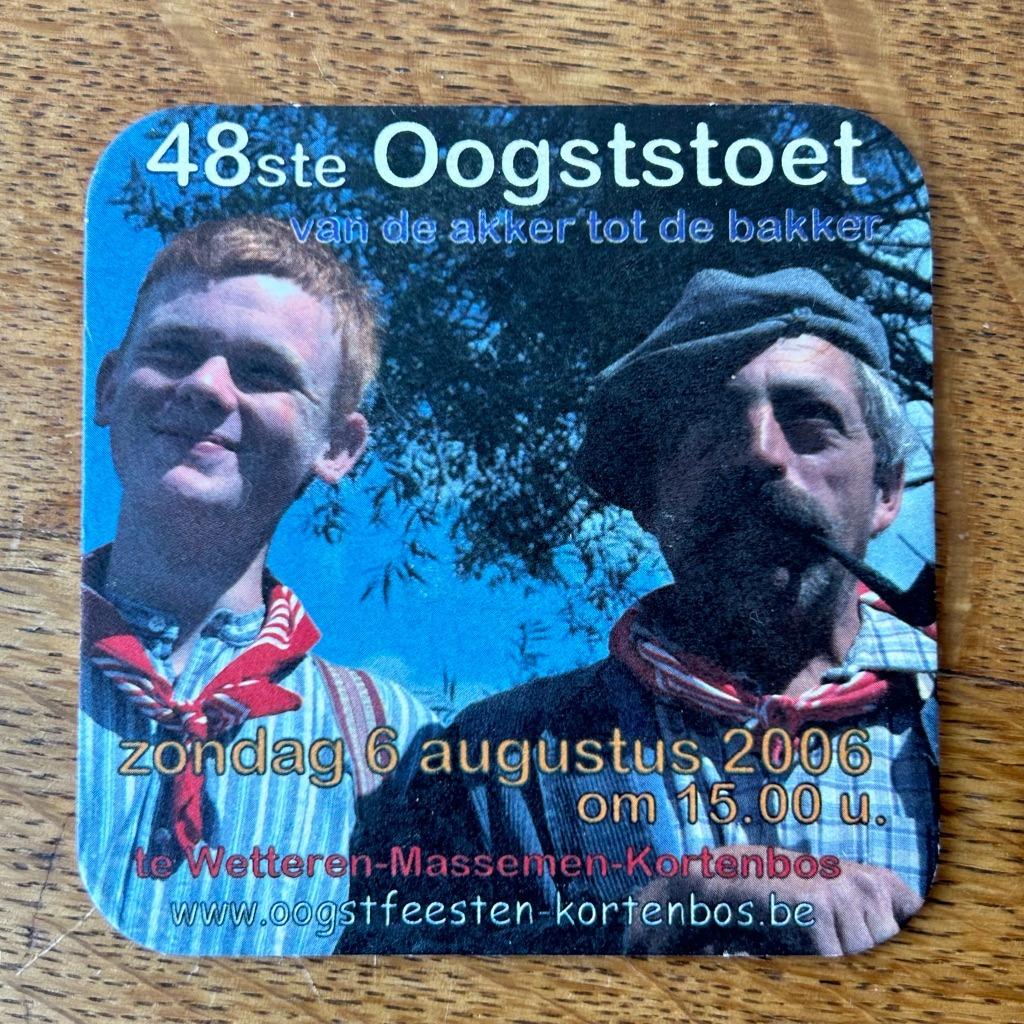 s/5 bierviltjes Wetteren, Massemen, Oogsstoet, Verzamelen, Ophalen of Verzenden, Gebruikt, Viltje(s)