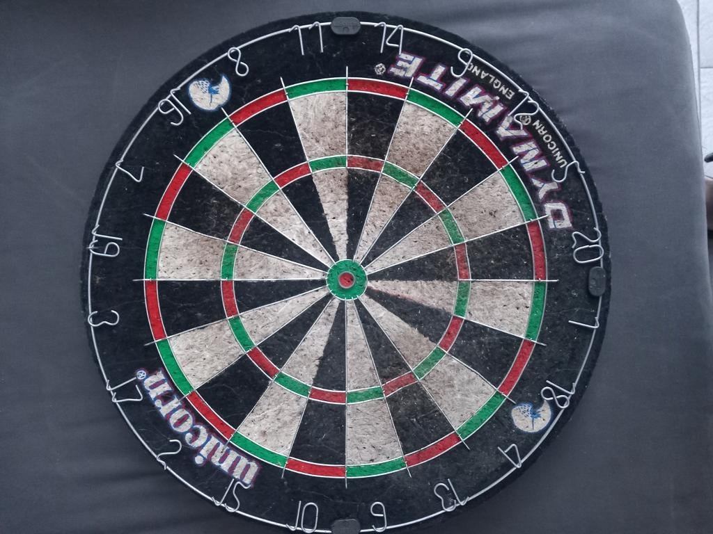 Unicorn dynamite dartsblok, Sport en Fitness, Darts, Ophalen of Verzenden, Gebruikt