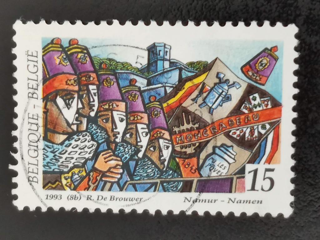 Belgique 1993 - folklore - Royale Moncrabeau Namur, Timbres & Monnaies, Enlèvement ou Envoi, Affranchi