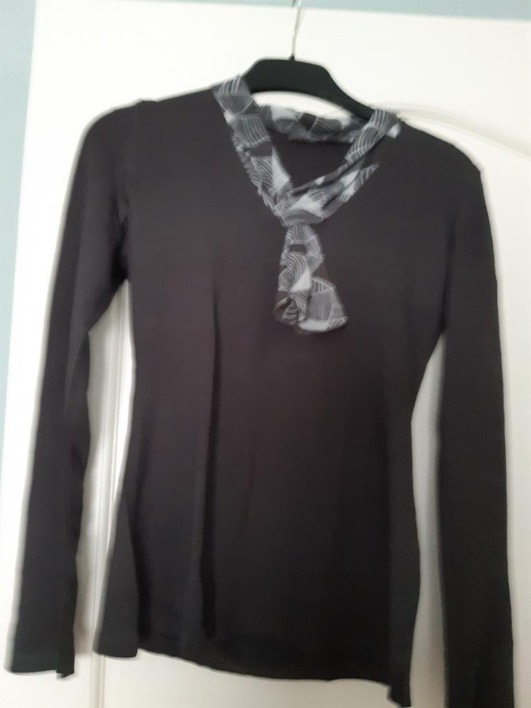 T-shirt à manches longues pour femme (gris) taille S, Gris, Enlèvement ou Envoi, Taille 36 (S), Comme neuf