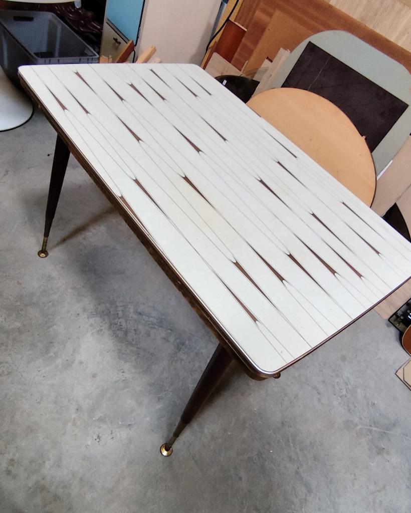 Retro Vintage tafel, Enlèvement, Comme neuf