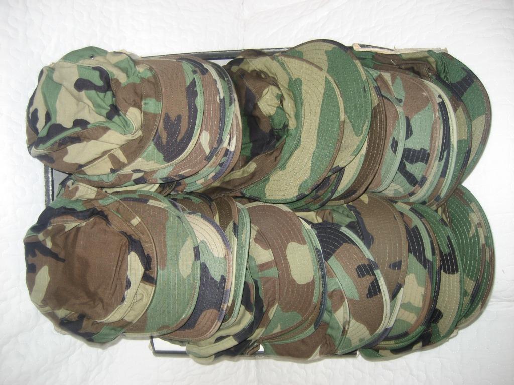 US ARMY - Caps woodland / Petten woodland camouflage, Ophalen of Verzenden, Landmacht, Kleding of Schoenen