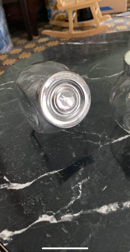 glazen (kruiden) potjes ikea, Huis en Inrichting, Ophalen, Zo goed als nieuw
