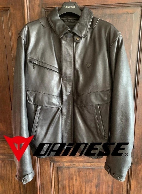 Motorjas Dainese, Maat 52/54 (L), Dainese, Zwart, Ophalen of Verzenden