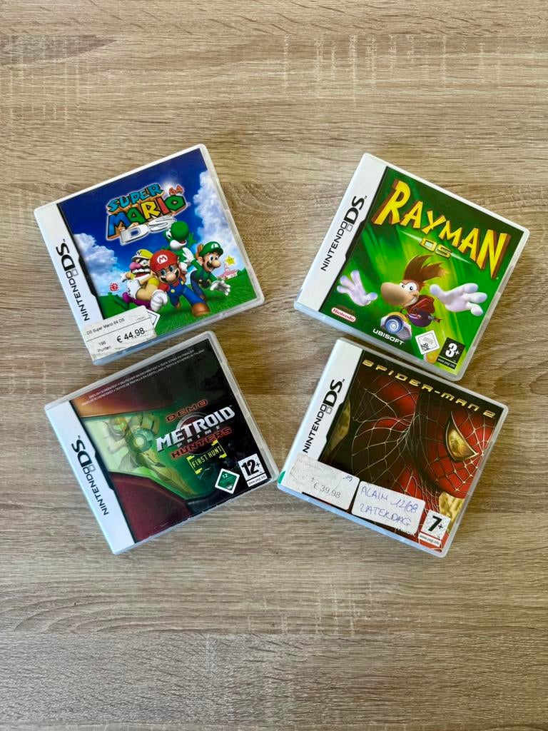 4 Nintendo DS games, Ophalen, Gebruikt