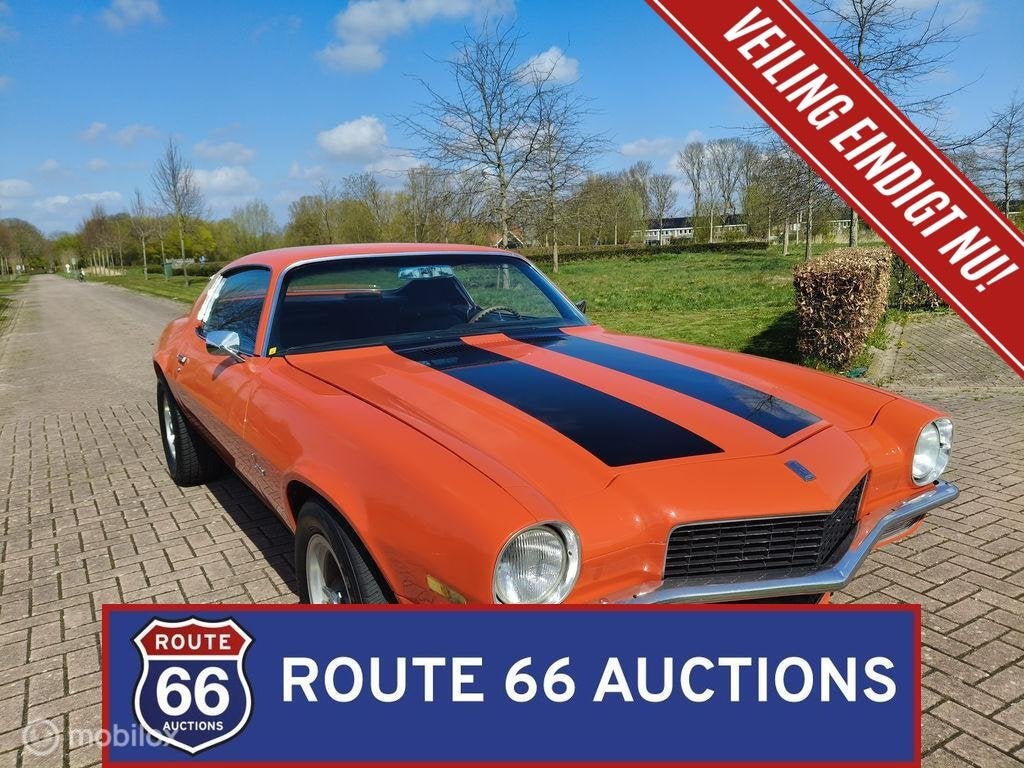Chevrolet Camaro | 1970 | Route 66 Auctions, Autos, Oldtimers & Ancêtres, Achat, Entreprise, Chevrolet, Boîte manuelle