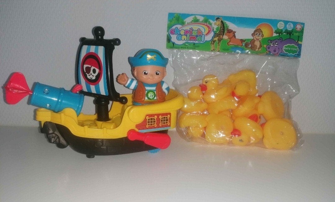 bootje vtech vrolijke vriendjes met nog nieuwe badeendjes, Ophalen
