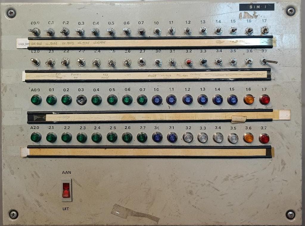 elektrokast Rittal met 32 schakelaars en 32 lampjes, Enlèvement, Utilisé