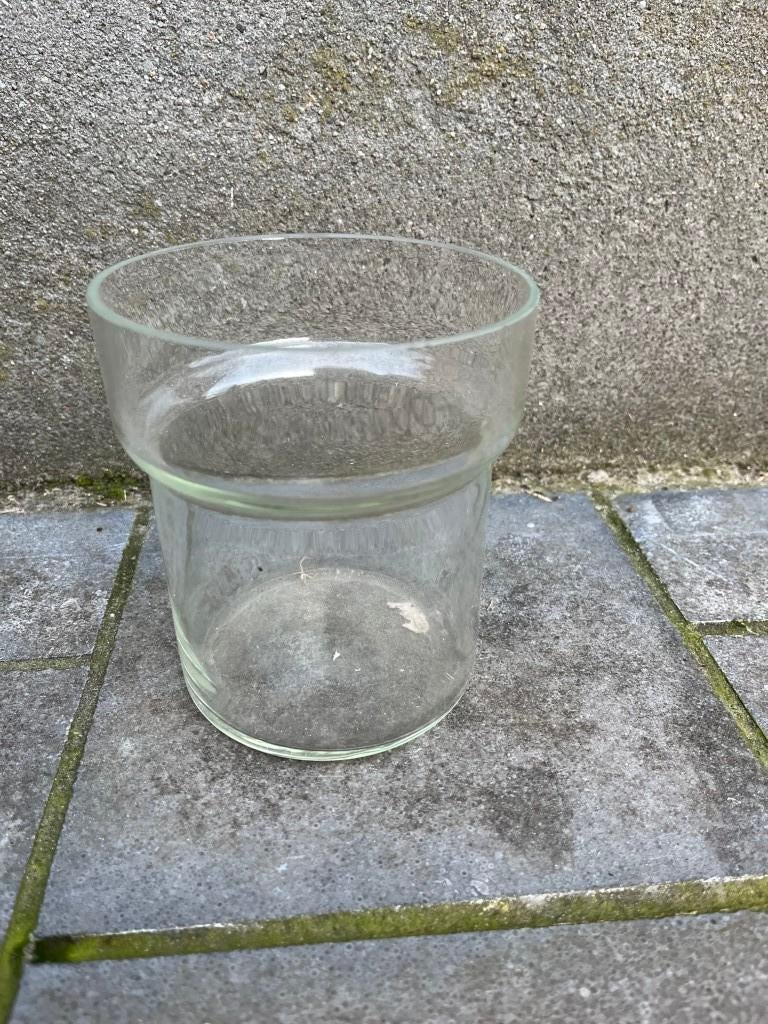 Glazen cache pot, Ophalen of Verzenden