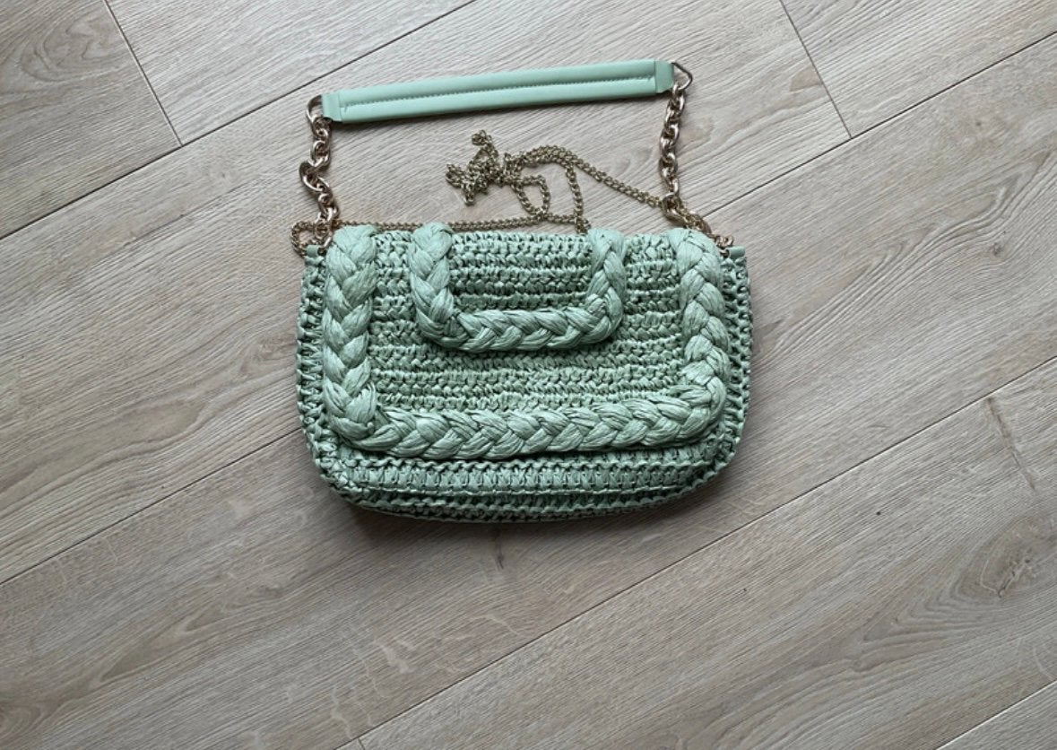 H&M beach vacation vacay summer crossbody bag matcha green, Enlèvement, Comme neuf
