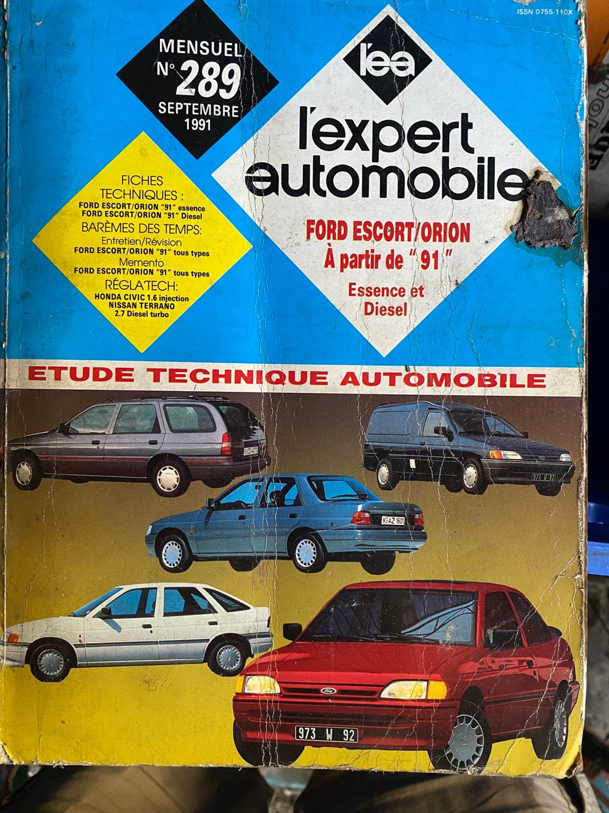 Manuel technique ford escort orion, Ophalen of Verzenden