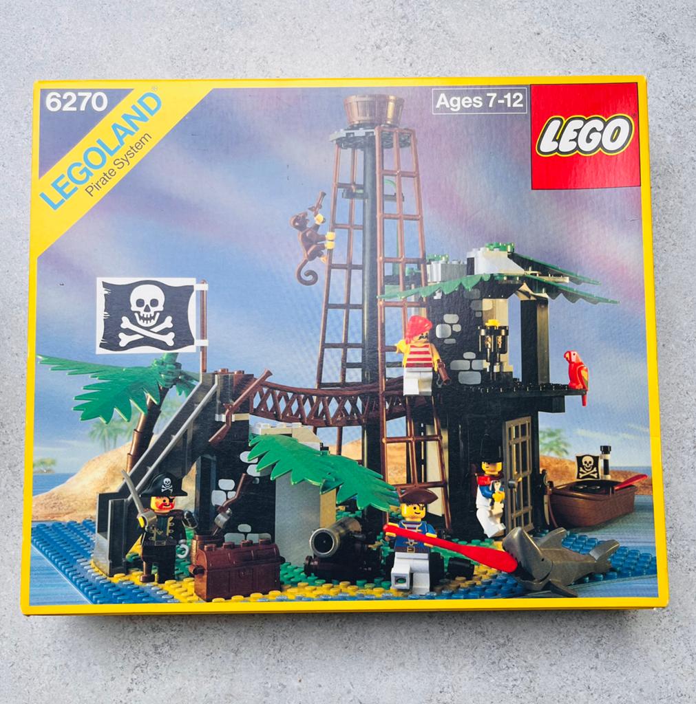Lego 6270 Forbidden Island - 1989 – Compleet met doos, Lego, Ophalen of Verzenden, Zo goed als nieuw, Castle