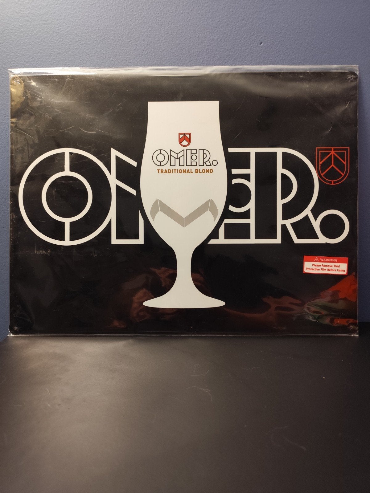 Omer - Panneau d'affichage en métal - Nouveau en aluminium, Neuf, 30 cm, Métal, Moderne
