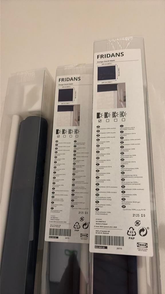 Rolgordijn FRIDANS nieuw in verpakking, Enlèvement, Comme neuf