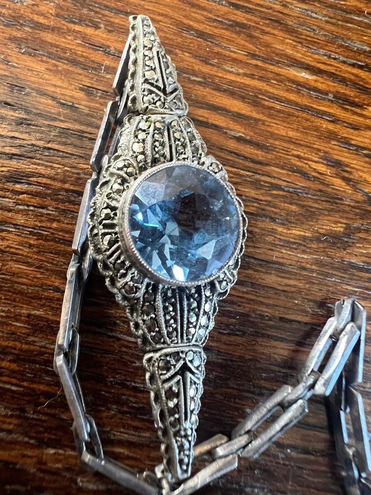 magnifique montre-bracelet vintage en argent, Enlèvement, Argent