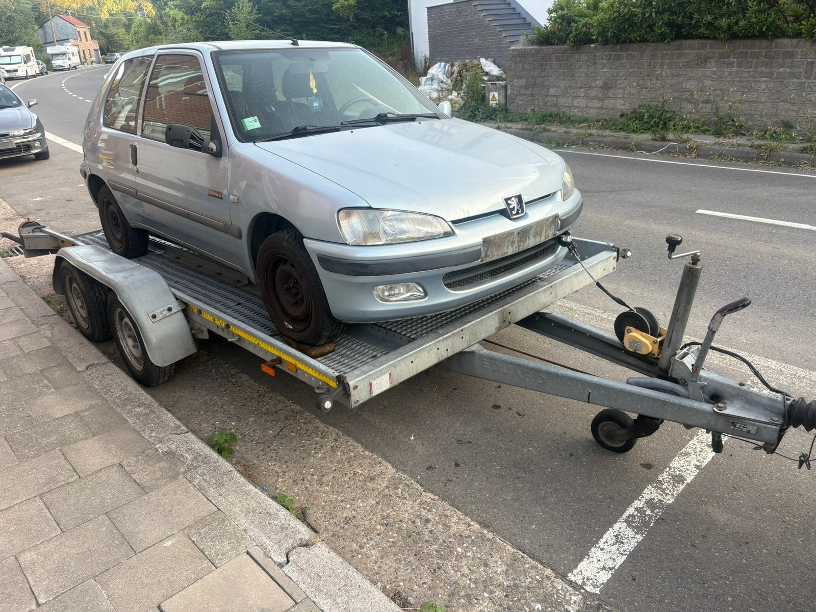 Plateau voiture echange, Autos : Divers, Remorques, Enlèvement, Utilisé