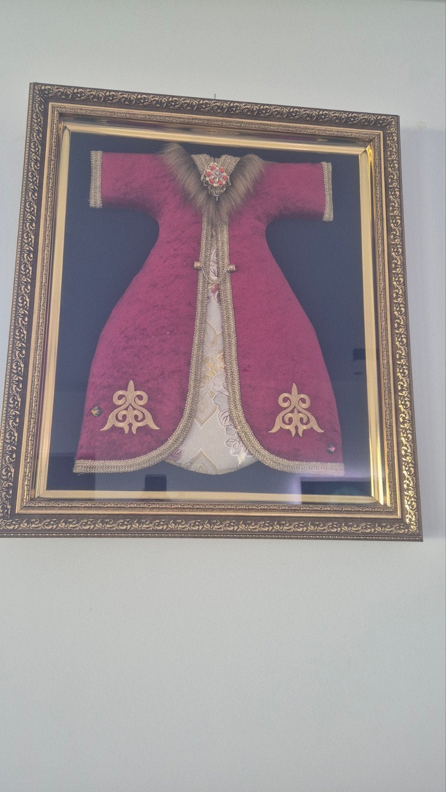 Schilderij otomaans kaftan, Ophalen