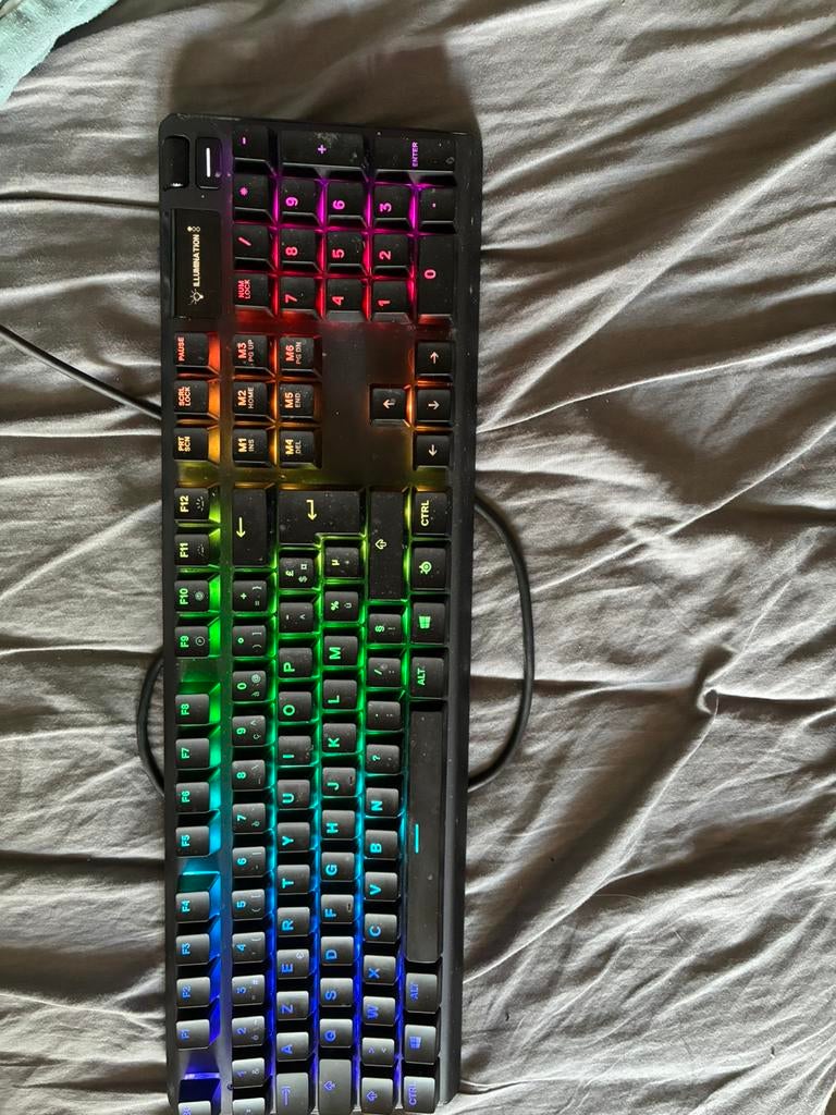 steelseries apex 5 toetsenbord, Computers en Software, Gaming toetsenbord, Azerty, Ophalen of Verzenden, Zo goed als nieuw