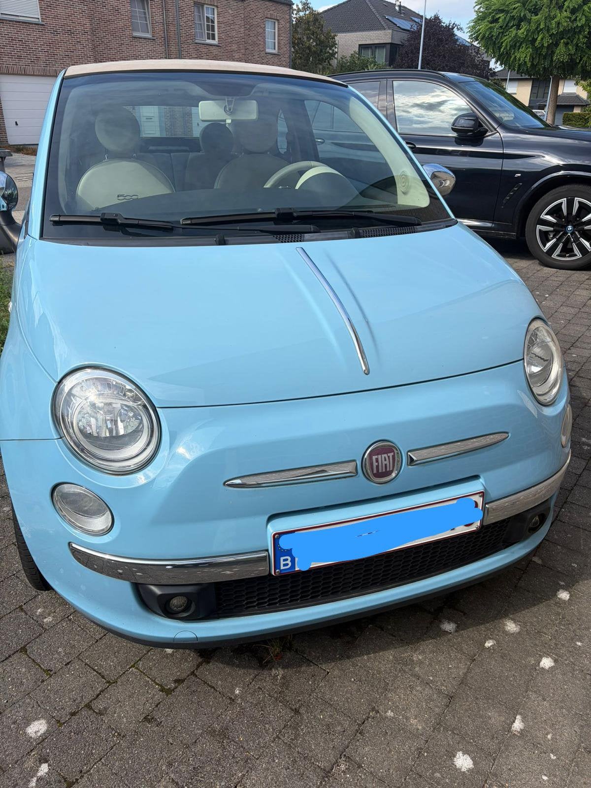 Fiat 500C te koop, Euro 5, Stof, Beige, Cabriolet