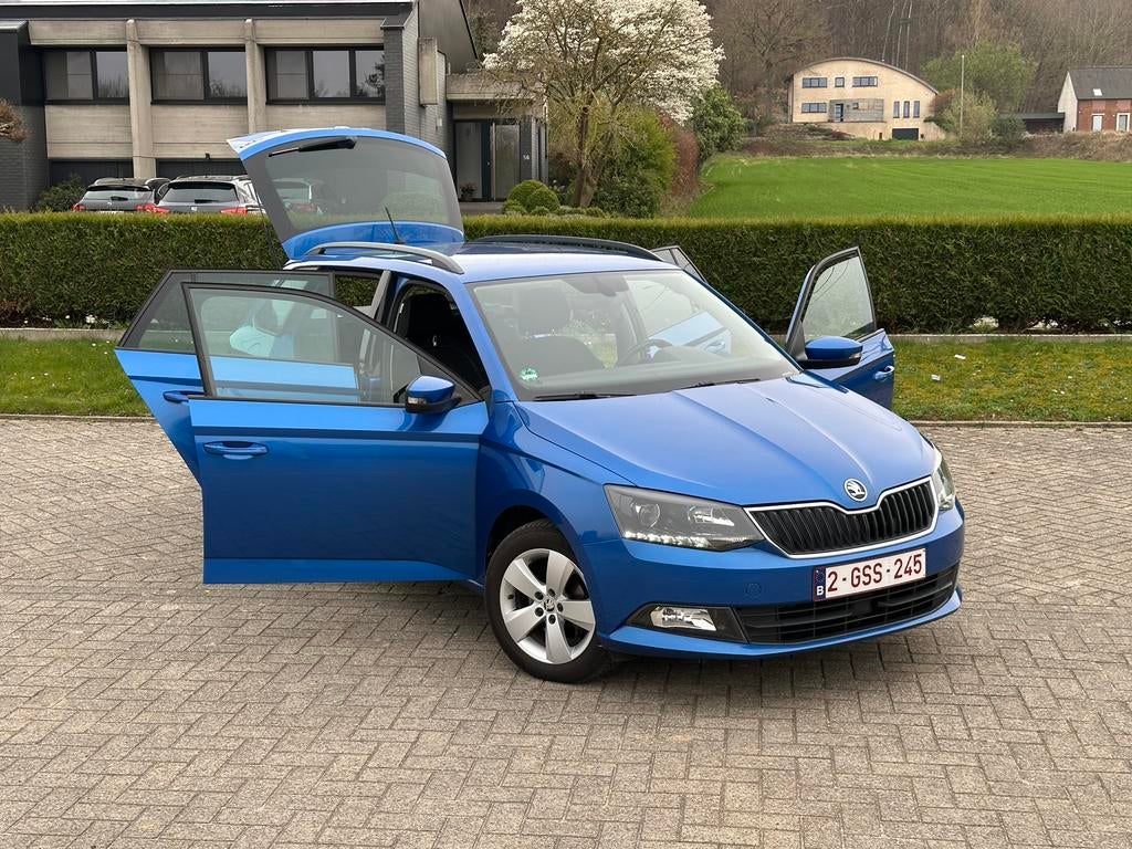 2015 SKODA FABIA 1.4 TDI AUTOMAAT MET VEEL OPTIES, Autos, Bluetooth, Achat, Euro 6, 5 portes