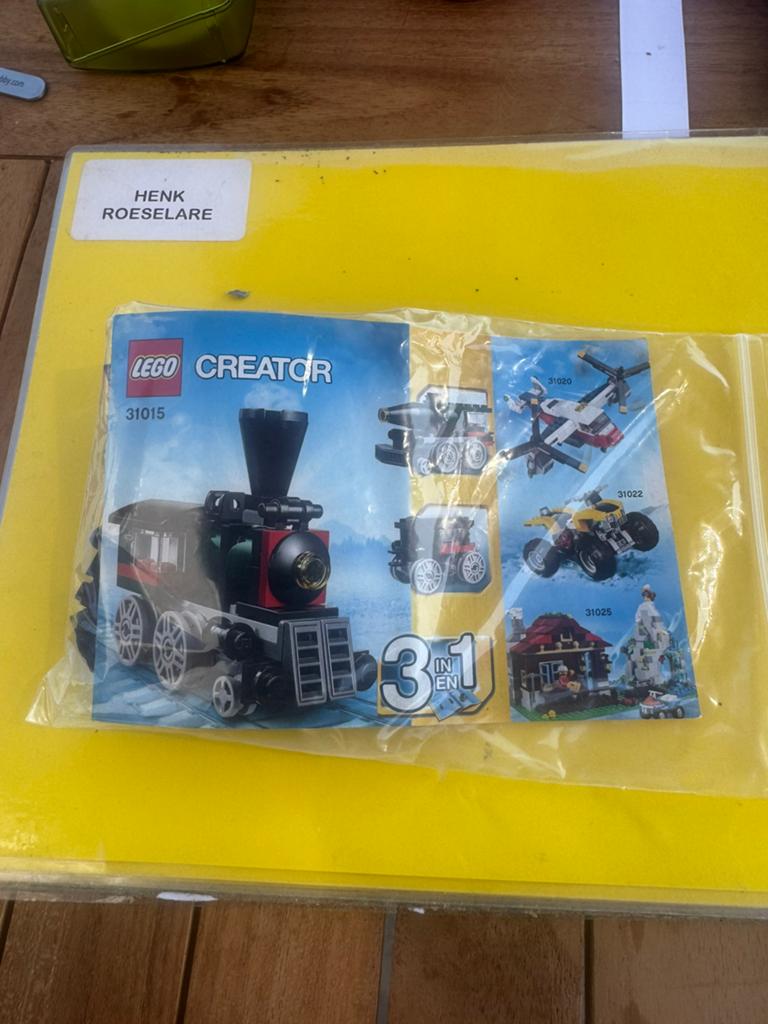 Lego creator 31015, Lego, Ophalen of Verzenden, Zo goed als nieuw, Compleet