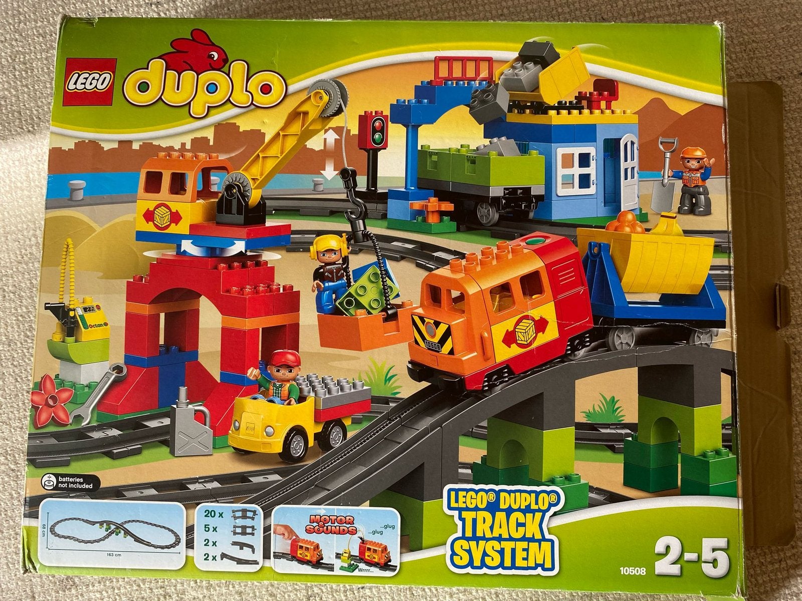 Lego Duplo luxe treinset, Kinderen en Baby's, Ophalen, Gebruikt, Duplo, Complete set