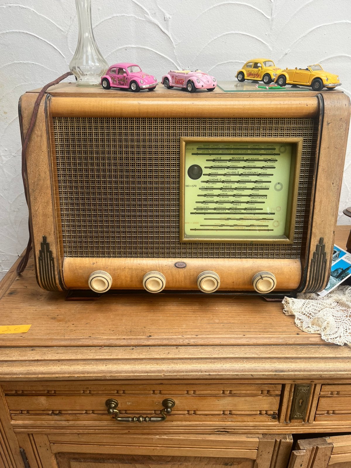 Oude SBR-radio, Antiek en Kunst, Ophalen