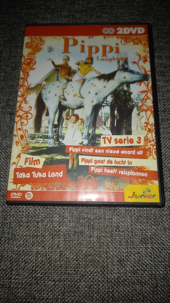DVD box Pippi Langkous, Cd's en Dvd's, Ophalen of Verzenden, Gebruikt, Film