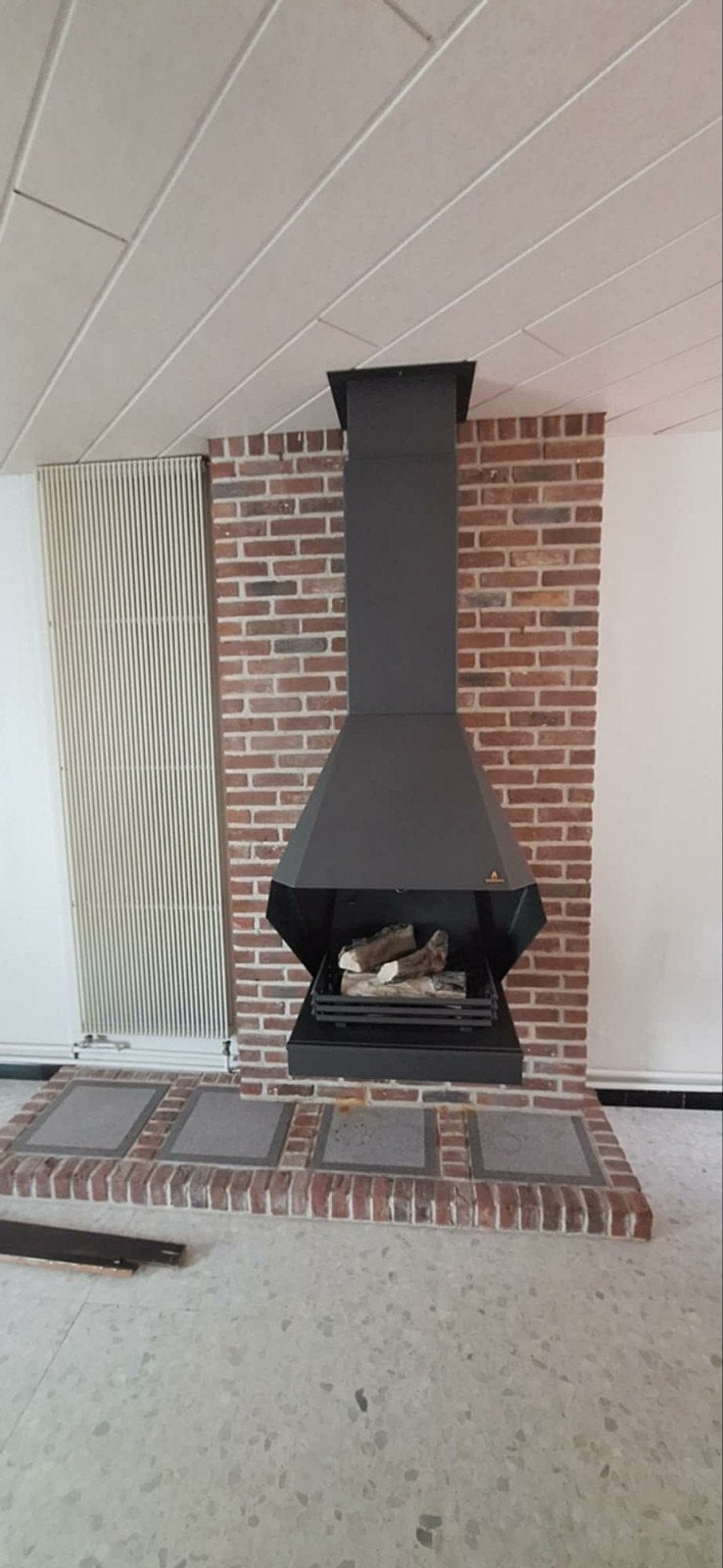 chauffage au gaz, Maison & Meubles, Poêles, Enlèvement, Suspendu, Gaz, Utilisé