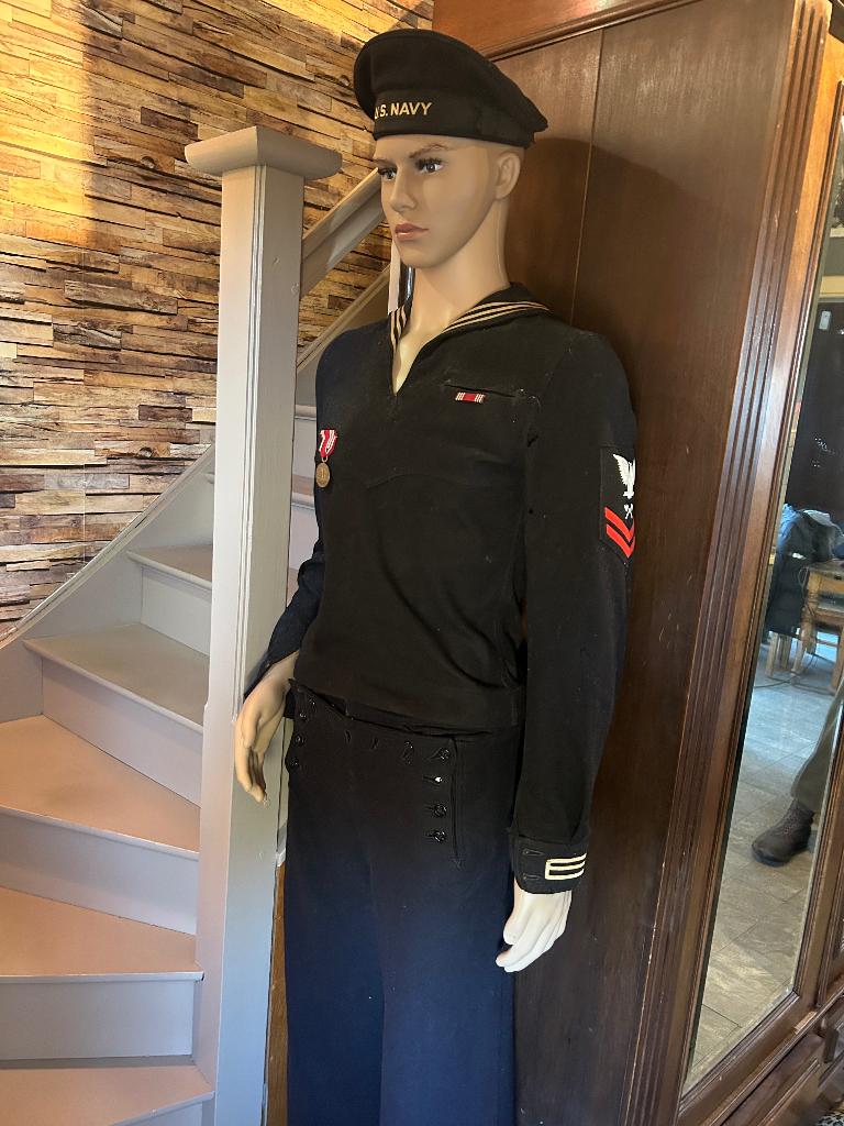 Uniform van de Amerikaanse marine uit de Tweede Wereldoorlog, Verzamelen, Militaria | Tweede Wereldoorlog, Ophalen of Verzenden