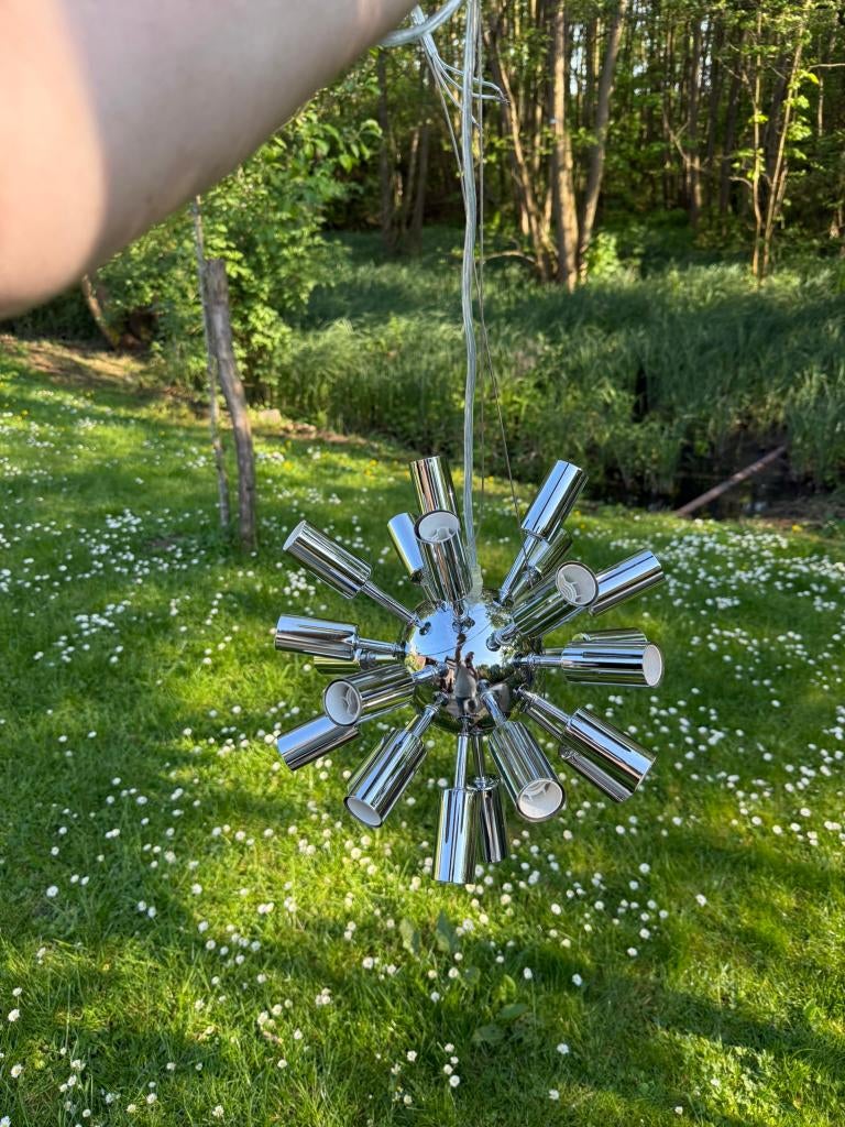 Sputnik lamp, Maison & Meubles, Lampes | Suspensions, 75 cm ou plus, Enlèvement ou Envoi, Utilisé, Sputnik