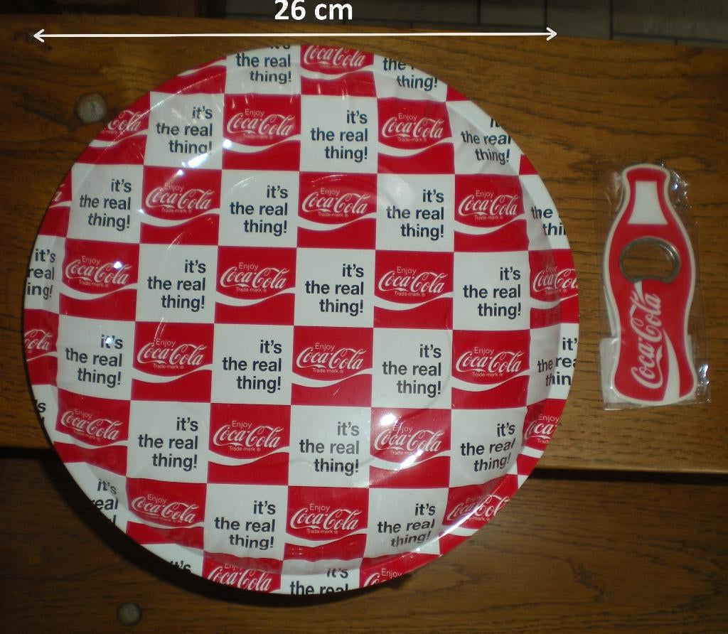 COCA COLA  Plateau + décapsuleur  (Nr 1), Enlèvement ou Envoi, Neuf