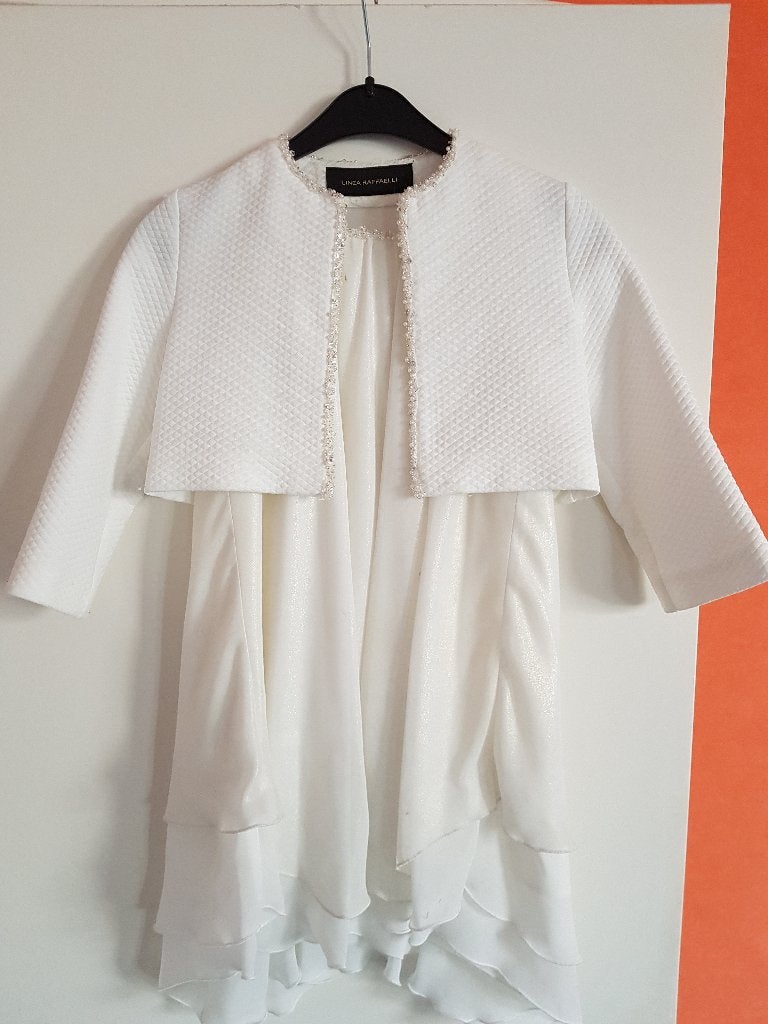 Communie-/lentefeest kleedje in nieuwstaat, Kinderen en Baby's, Kinderkleding | Maat 122, Ophalen, Meisje, Zo goed als nieuw, Setje