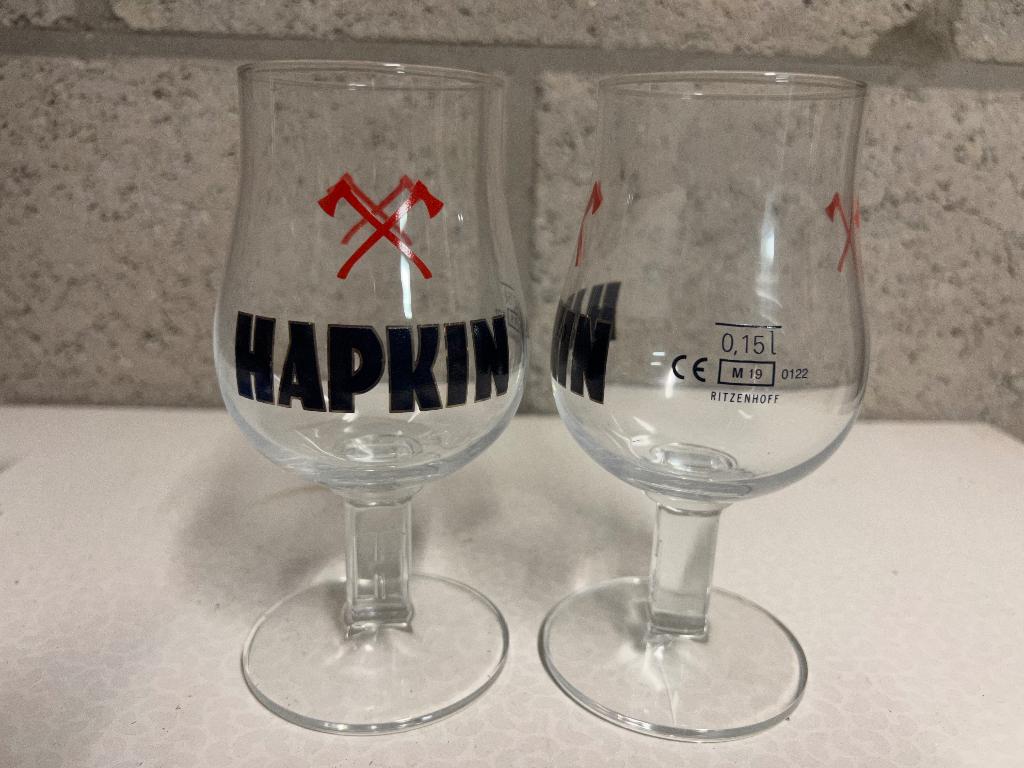 Hapkin degustatie glas, Ophalen of Verzenden, Zo goed als nieuw, Glas of Glazen, Overige merken